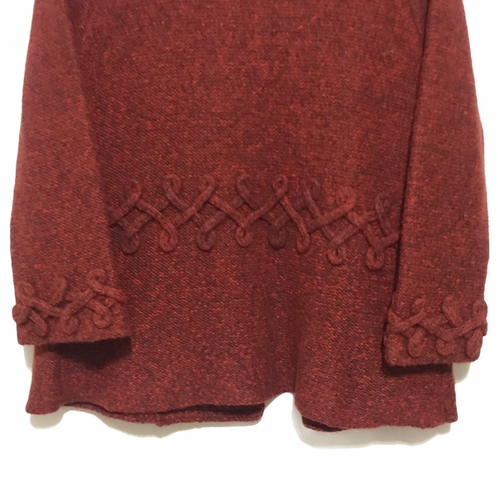 Pendleton Knit One Button Maroon Cardigan - Picture 11 of 11